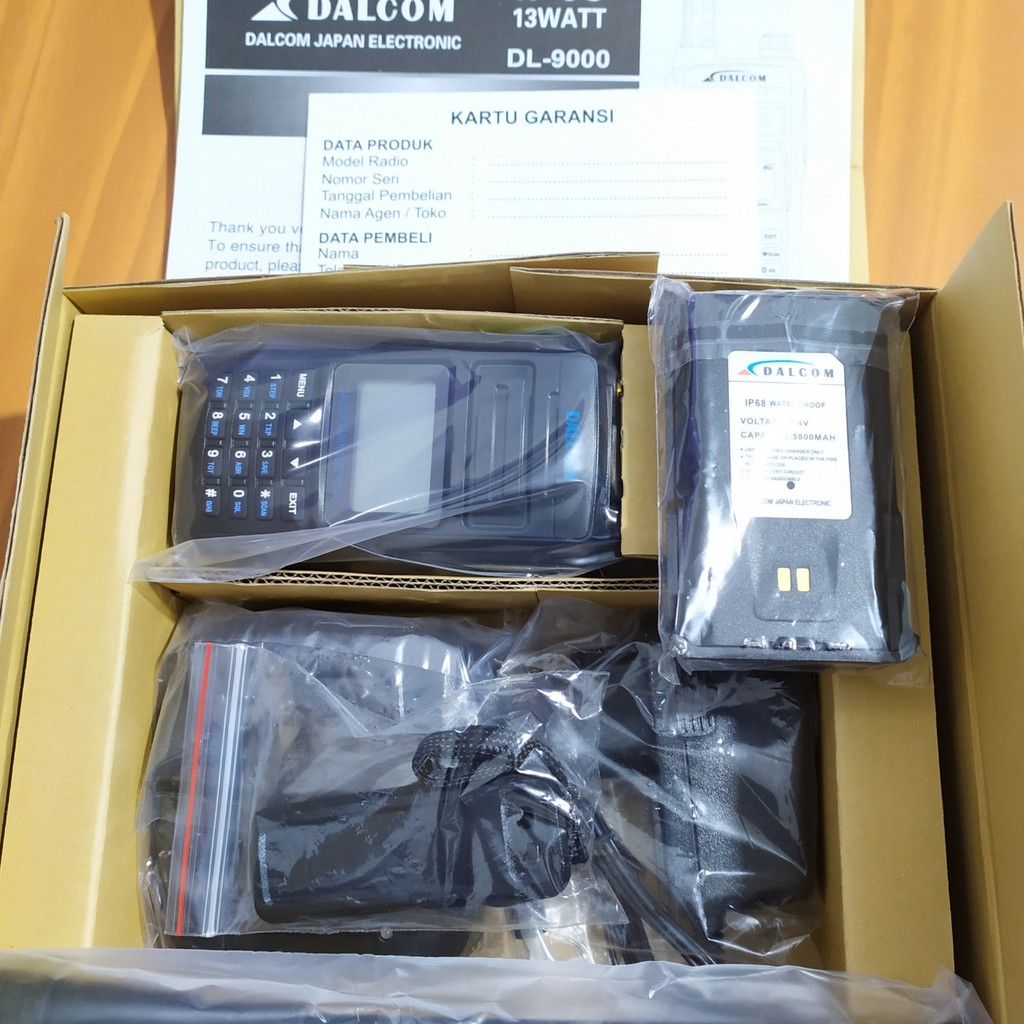 HT DALCOM JAPAN DL-9000 DUAL BAND 13W WATERPROOF