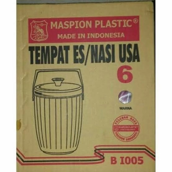 MASPION Ice / Rice Bucket / Tempat Nasi  USA 6 Liter BI 05