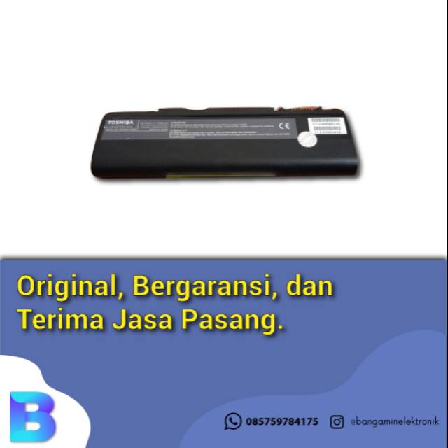 Baterai TOSHIBA Sat A50, A55, U200, U205 (PA3509U / PA3356U) ORIGINAL