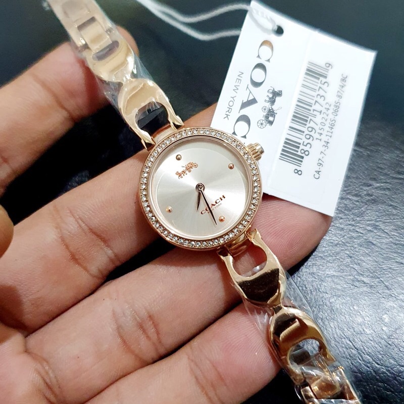PROMO BIGSALE ‼️ JAM TANGAN WANITA COACH ORIGINAL GARANSI 1 TAHUN FULLSET