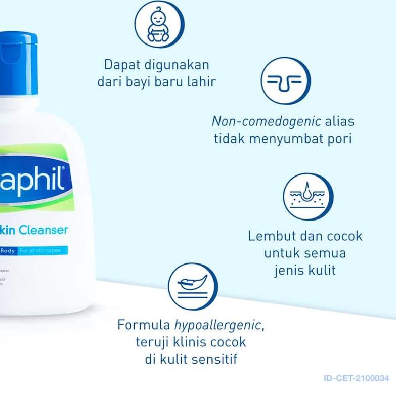☑ Cetaphil Gentle Skin Cleanser 59ml 125ml 250ml 500ml / 59 ml 125 ml 250 ml 500 ml sabun cuci muka 