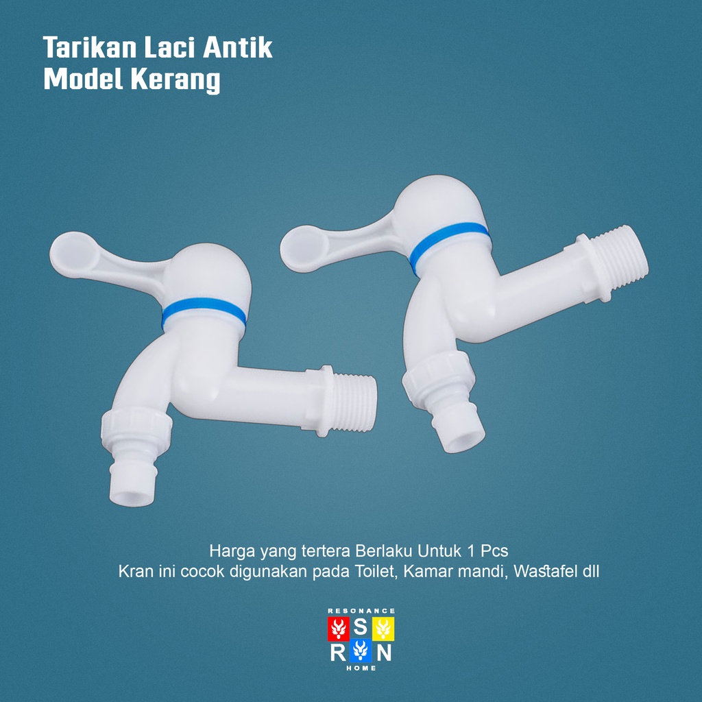 Keran Air Taman Ukuran Drat 1/2 Inch Model Jempol / Wall Faucet Resonance Home