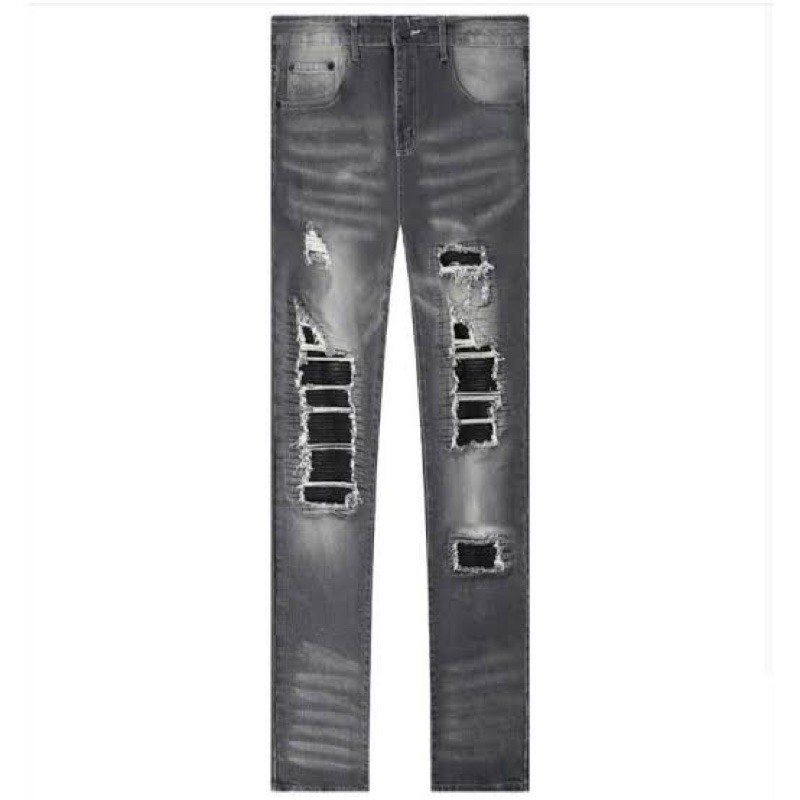 Rucas Graphite Biker Jeans