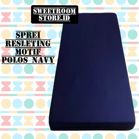 Sprei Resleting Kasur Ukuran 100x200x10-30 -Polos SPRINGBED