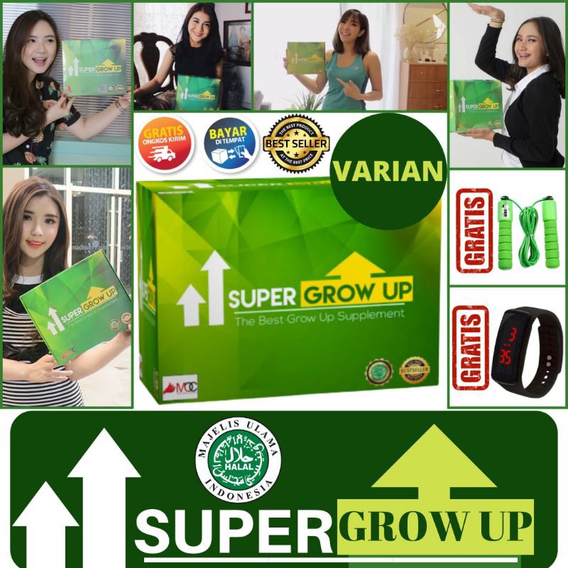 

(SIAP KIRIM) SUPER GROW UP SUSU DAN KAPSUL PENINGGI BADAN ORIGININAL