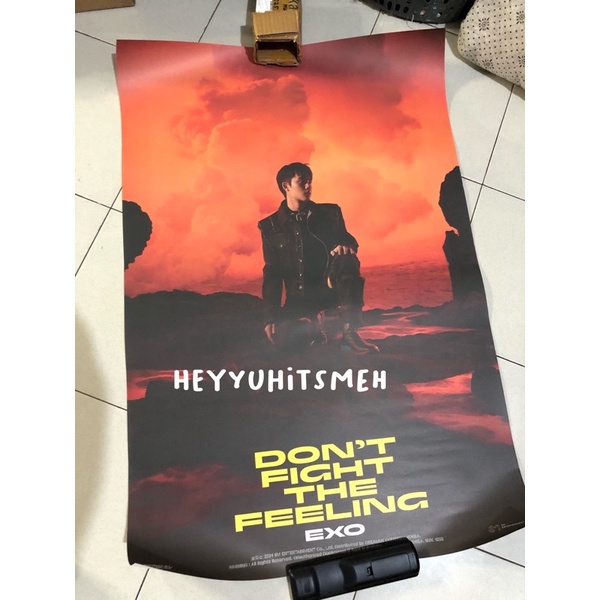 exo kyungsoo d.o. dftf poster don’t fight the feeling pc photocard official expansion jewel pb 1 2