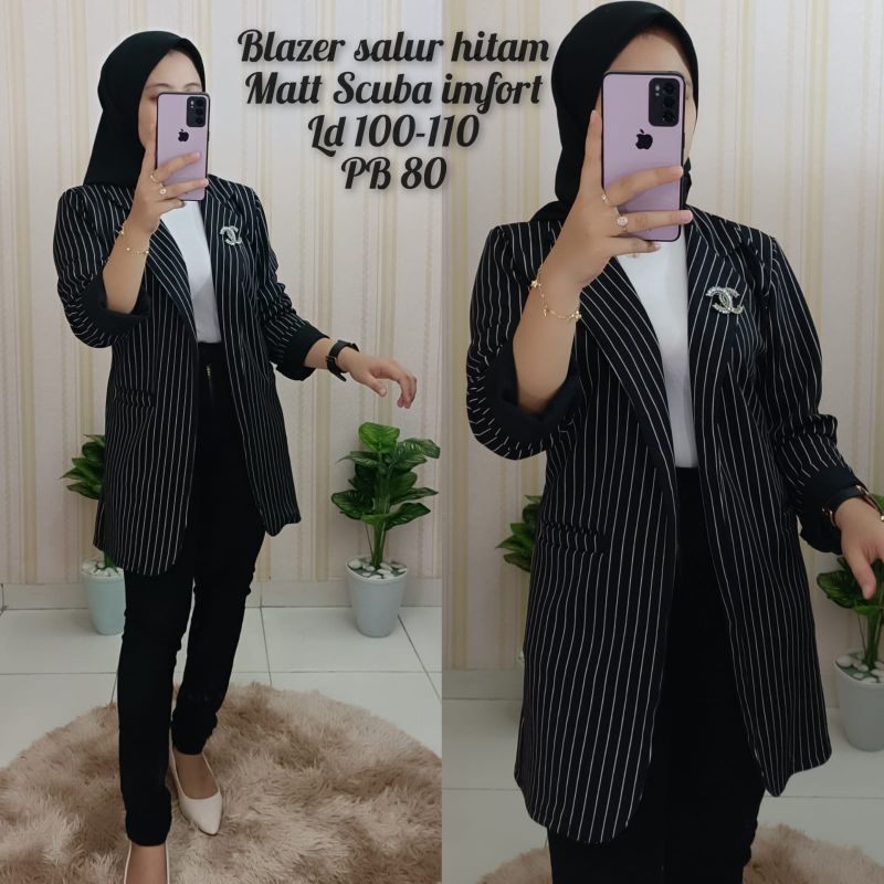 BLAZER KOTAK // SALUR QENIO FASHION TERBARU