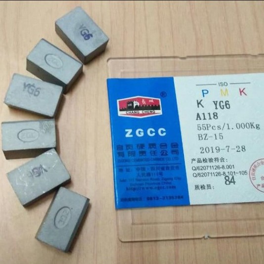 M Bangunan - A118 | A 118 | A118 YG6 Insert Mata Pisau Bubut Pahat Bubut Widia ECER