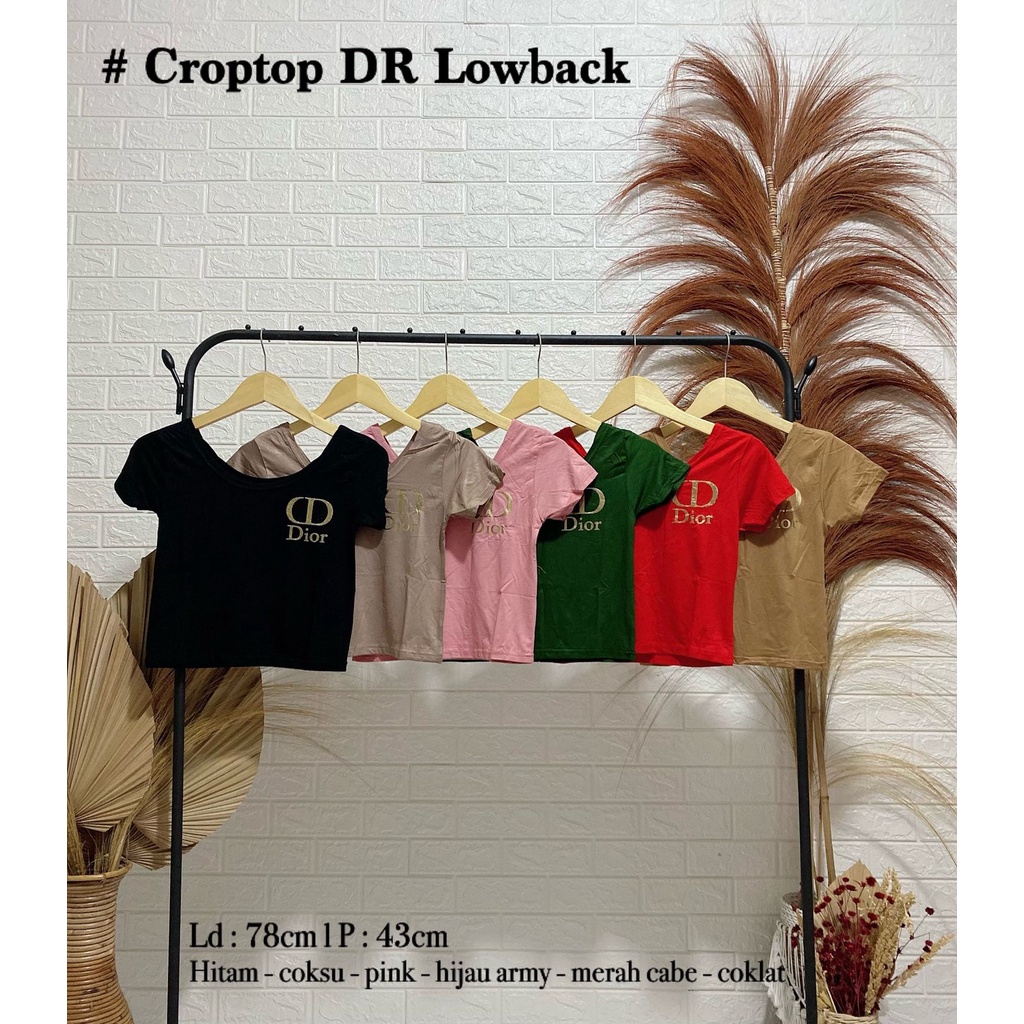 CROP WANITA CROP TOP DR / VIMEL COLLECTION
