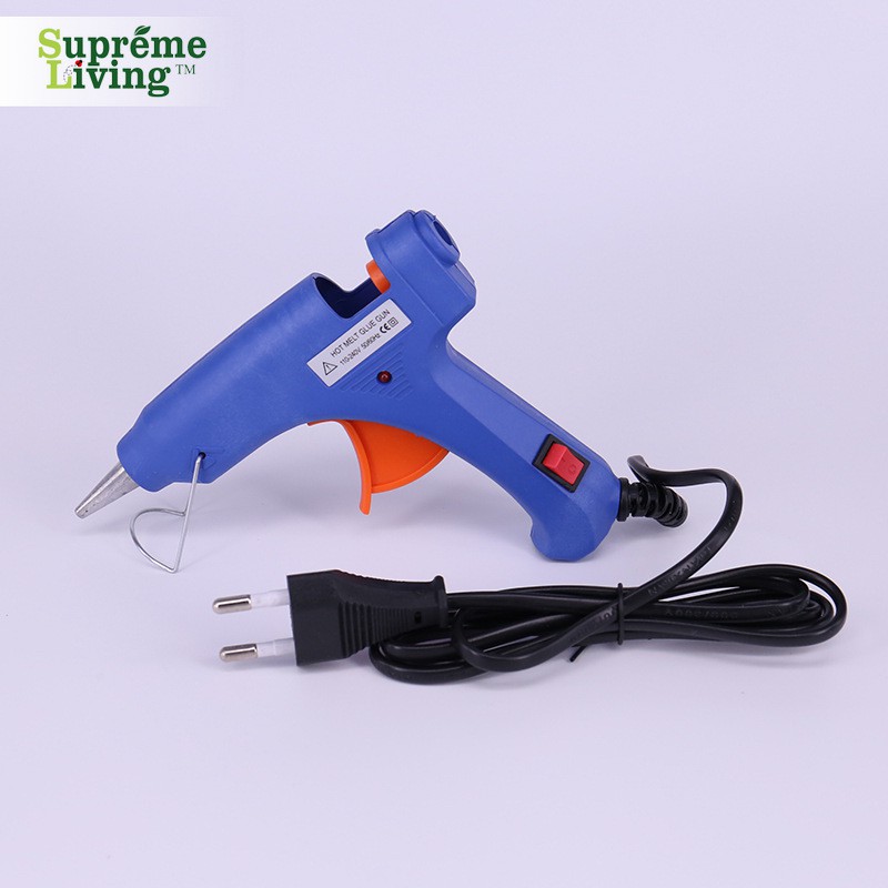 Alat Lem Tembak Glue Gun 20W + 10 pcs Lem Lilin Bakar Cair