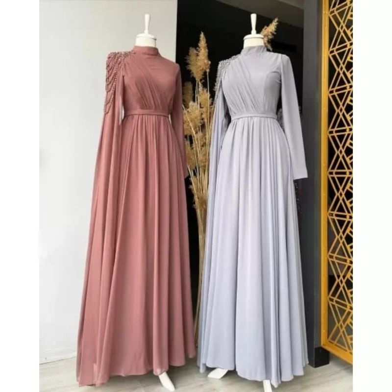 wedding dress-dress kondangan-dress lamaran -dress pengantin-dress tebaru-dress muslim/gaun kondangan-gaun lamaran-gaun terbaru-bisa request ukuran