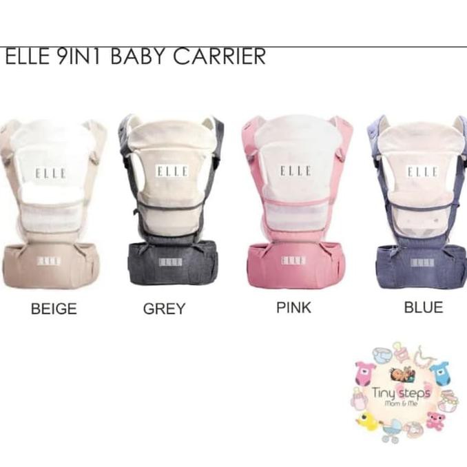 elle 9 in 1 baby carrier