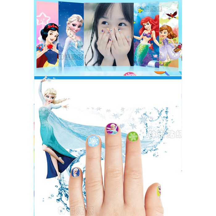 Hand &amp; Nail Art / Sticker Kuku untuk Anak Lovely Cartoon Pattern Sticker Tatoo