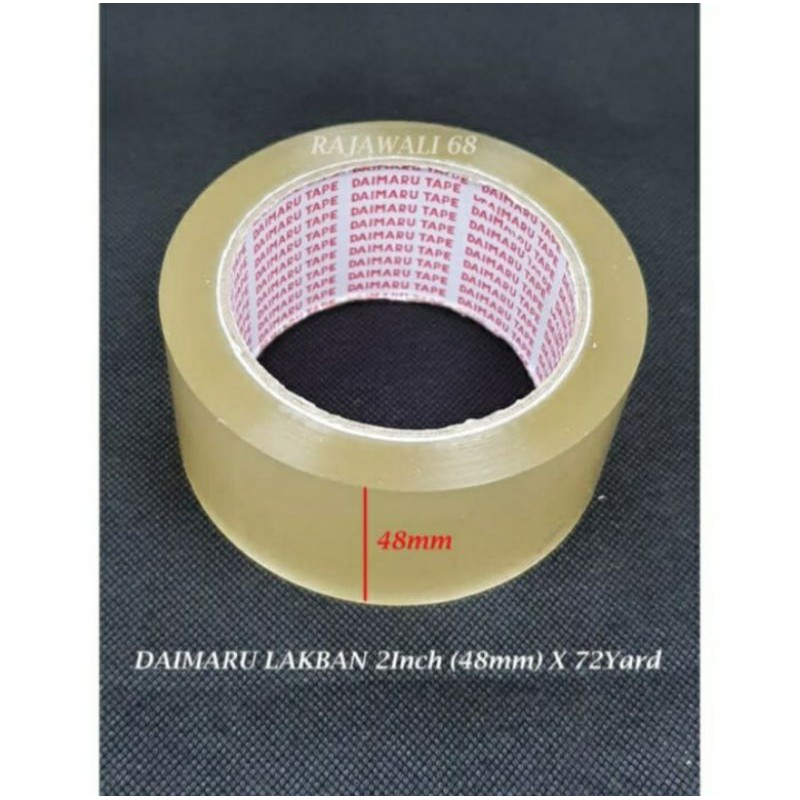 

Daimaru Lakban Isolatip Bening/ Coklat 2 inch (48mm) x 90 yard