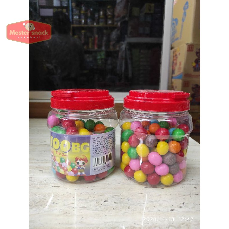 

Permen Karet 100 Ball Gum Toples (1 toples isi 125 pcs)