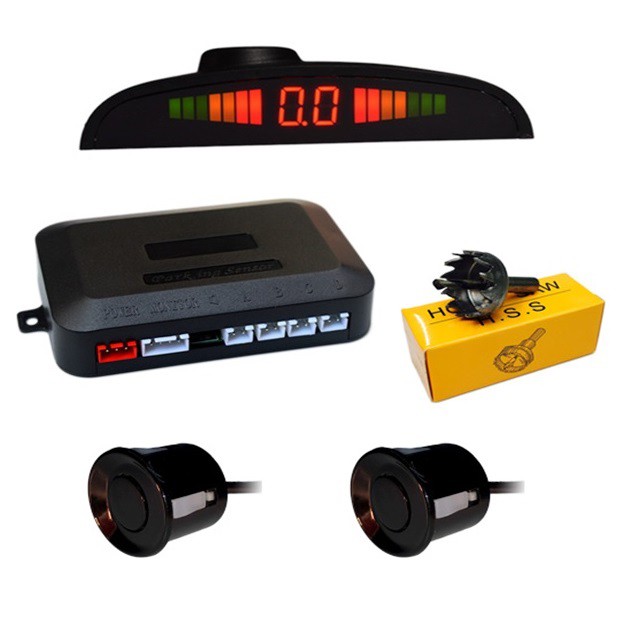 Parkir Sensor Parkir Mundur Mobil 2 / 4 Titik Mata Parking Sensors Display / non Display VINYX