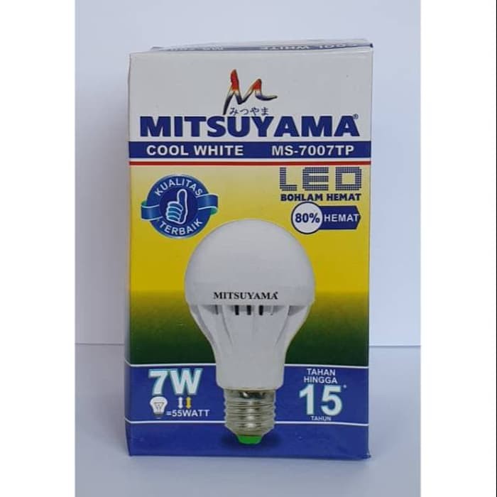 Lampu Bohlam Mitsuyama 7007 Tp 3-7Watt/ Lampu Bohlam / Lampu Led