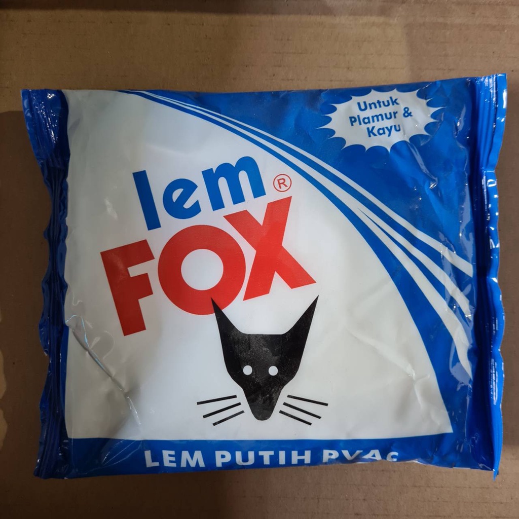 

Lem Fox Putih 350 gram Bungkus Biru