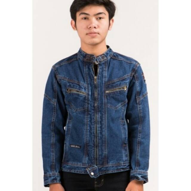 Jaket denim pria , jaket levis pria, jaket bikers pria, jaket motor pria, jaket touring pria