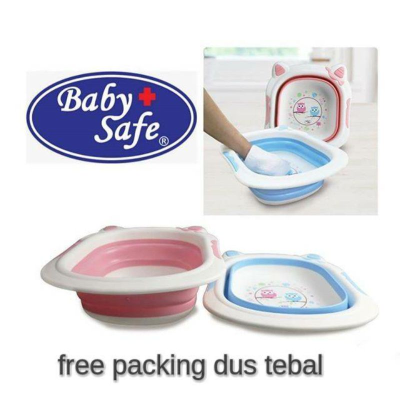 Jual Baby Safe Foldable Wash Basin, Baskom Lipat Untuk Travelling ...