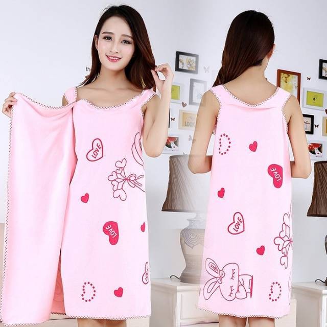 HANDUK BAJU MANDI / BAJU HANDUK MANDI / HANDUK KIMONO DEWASA / HANDUK KARAKTER WEARABLE TOWEL