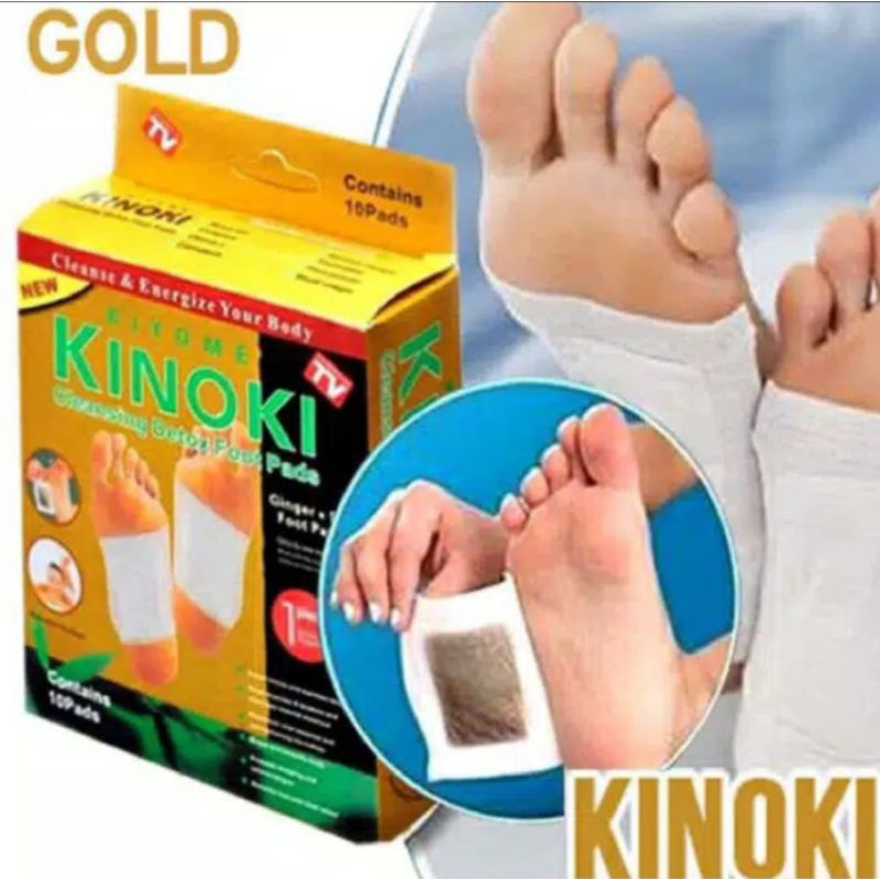 KINOKI GOLD KOYO DETOK TOKSIN KAKI 1 BOX = 10 PCS