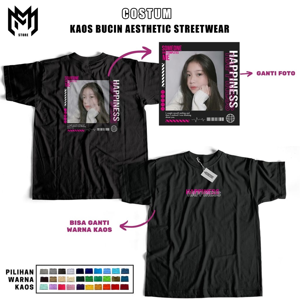 MM STORE BGR | Kaos Bucin Aesthetic Street Wear | Kaos Viral Tiktok