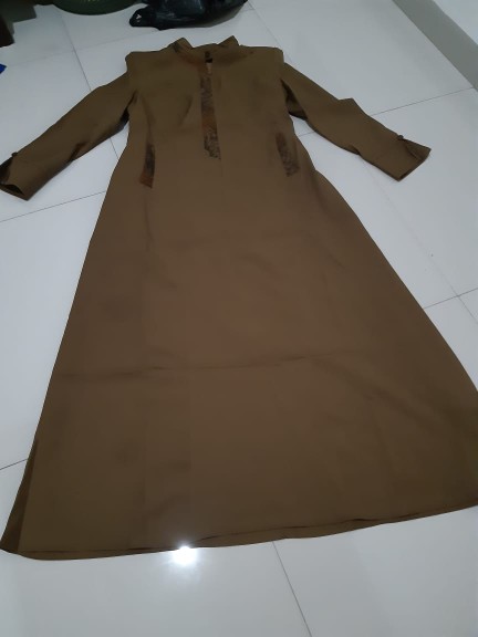 Gamis Kerja Pemda  Tua Lis Batik Gamis Rebonia