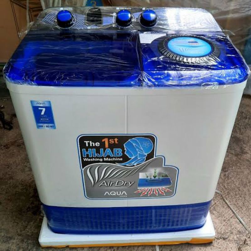 MESIN CUCI AQUA 2 TABUNG 8KG QW 881XT / 850XT
