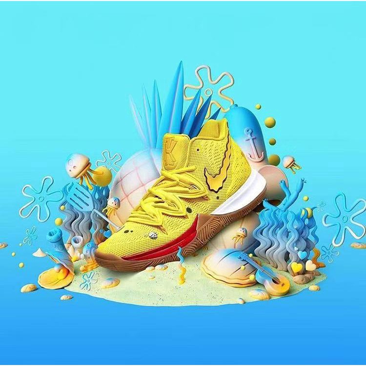 Sepatu Basket Model Nike x Spongebob 