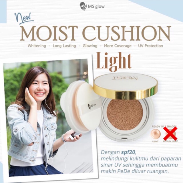 Ms Glow Ultra Moist Cushion Terbaru Original / CC Cushion MS GLOW