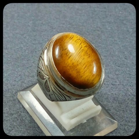 CINCIN GOLDEN TIGER EYE STER JAMINAN CAT EYES