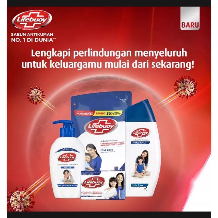 Lifebuoy Sabun Batang Mild Care 110 gr/60g