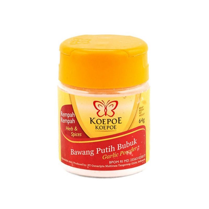

Bawang Putih Bubuk Koepoe Koepor 64 gram