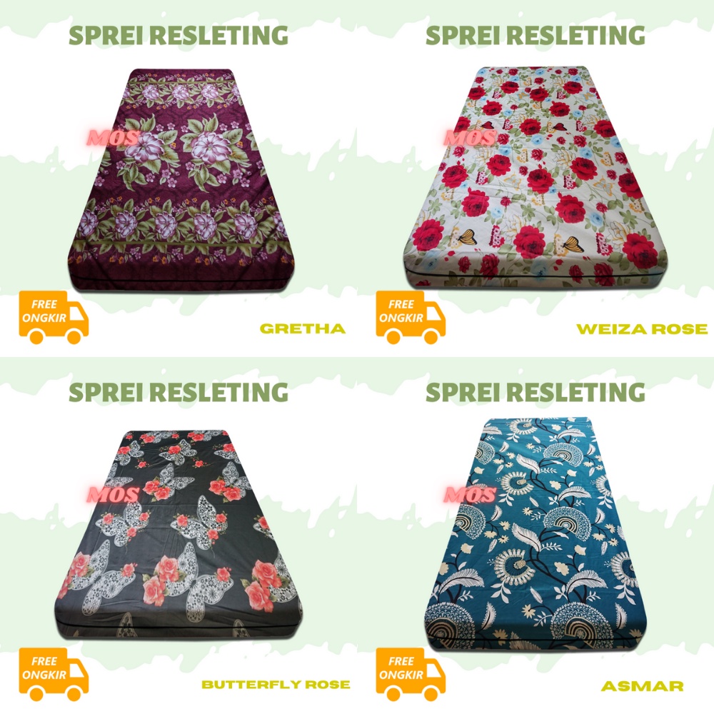 Sarung Kasur Busa Resleting 120x200x10 120x200x15 120x200x20 No 3