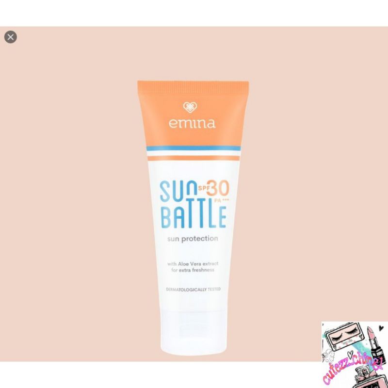 ☃Cutezz_Ching1☃Emina Sun Battle Spf 30 PA+++ -FUN SIZE 23ML