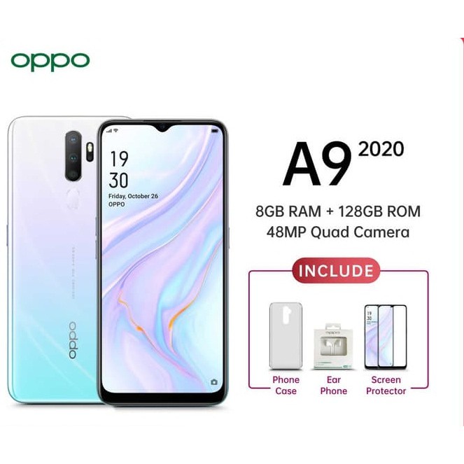 Oppo A9 2020 (8GB/128GB) - Garansi Resmi 1 Tahun | Shopee Indonesia
