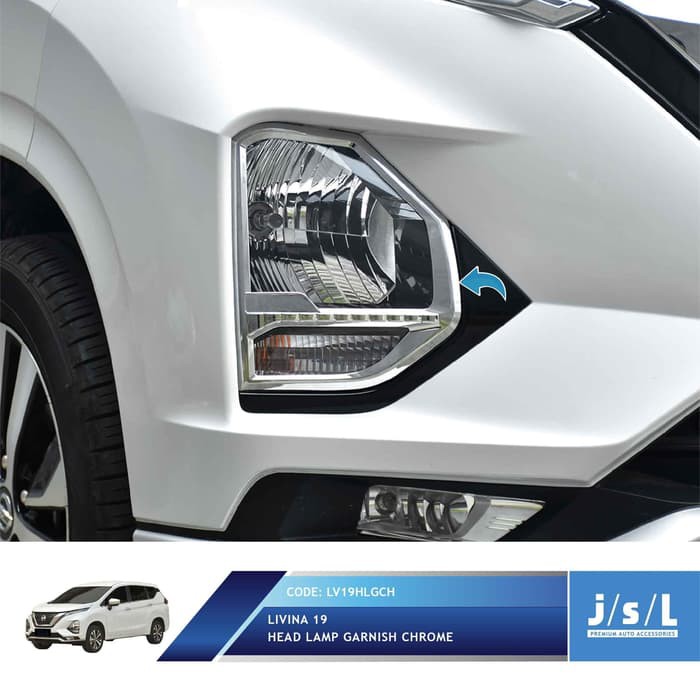 Garnis Depan Livina 2019 Chrome