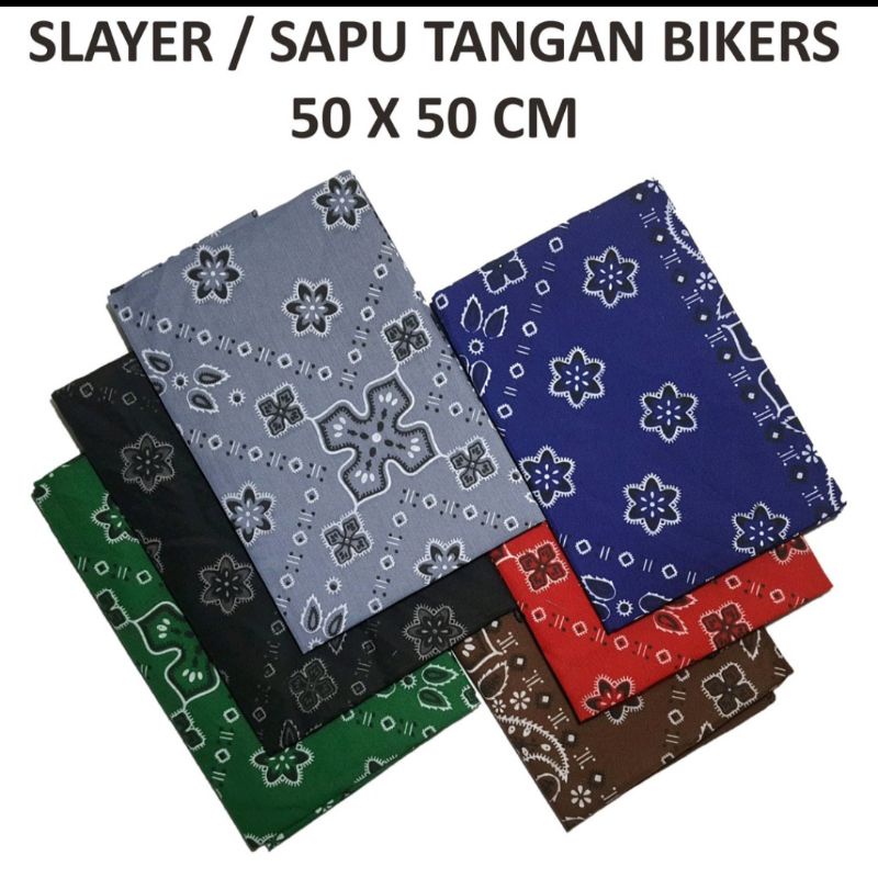 SAPU TANGAN BIKERS / SLAYER BATIK