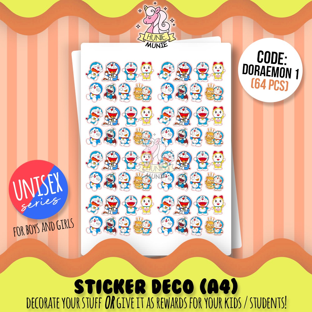 

Sticker Deco - Doraemon SERIES Stiker Unisex - Hunie Munie
