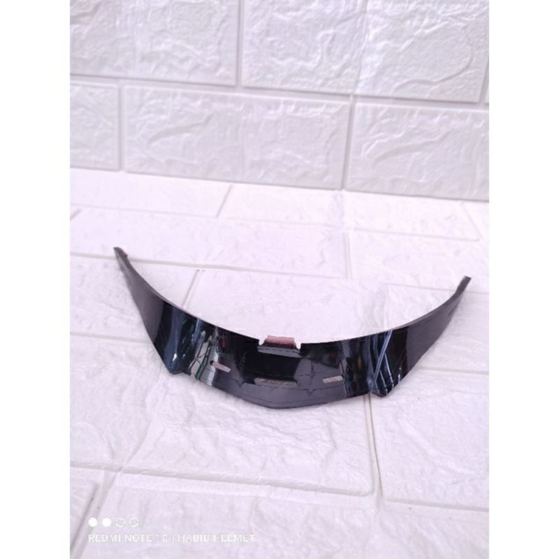 Visor Helm NJS KAIROZ kairos ORIGINAL Warna Iridium Blue-Spoiler hitam