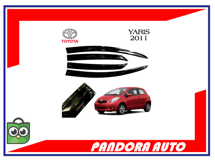 TALANG AIR MOBIL TOYOTA YARIS 2011 MODEL SLIM AKRILIK HITAM