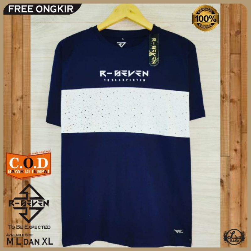 KAOS RSeven Original R-Seven RSVN R7 R-7 Pakaian Baju Distro Pria ORI Asli Bandung Branded Keren