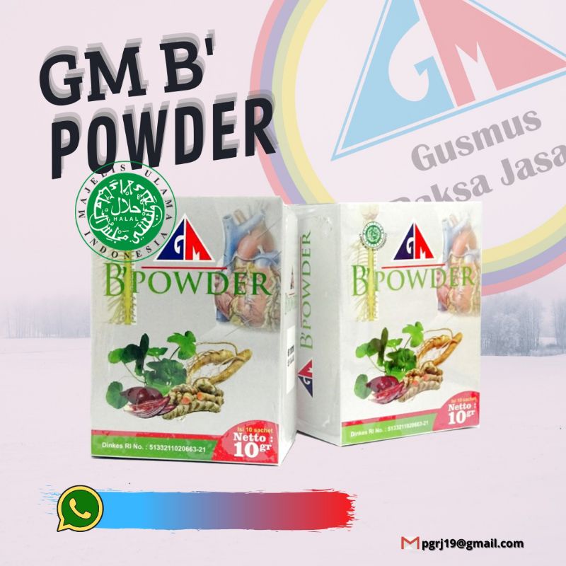 

B powder(perbaikan sistem saraf, anti virus, anti mikroba)