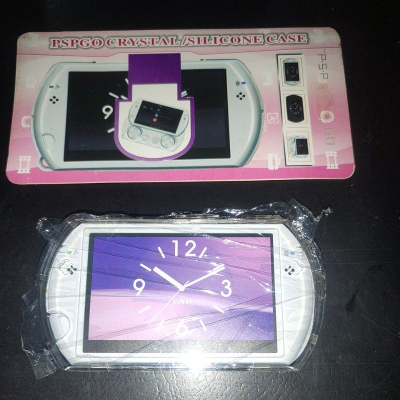 SALE Crystal Case Mika Psp Go Transparan Bening Clear Standing Case Hard Casing Sony Psp Go