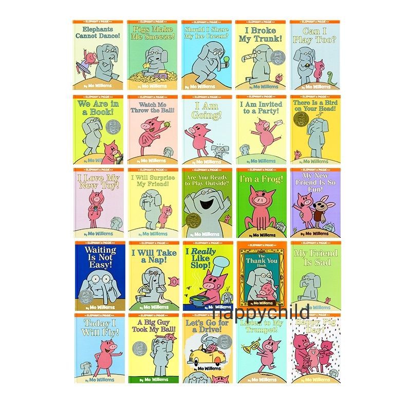 25 books Elephant and Piggie book/buku anak/ Mo Willems/high quality/buku impor/happychild