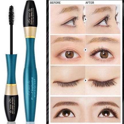 Lameila 3D Volume 2 in 1 Mascara and Eyeliner Waterproof DJ 746