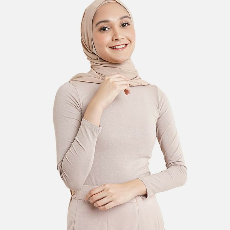 Manset Lengan Panjang Wanita / Mangset Badan / Inner HIJAB / Dalam Kebaya / MANSET BAJU dan Kaos / ATASAN DALAMAN KAOS SPANDEK  / Daleman