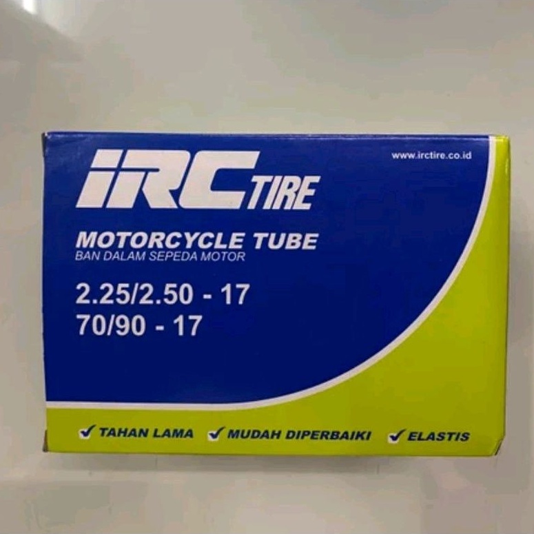 Ban dalam irc ukuran 225/250 ring 17