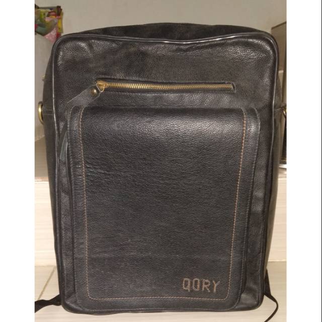 Preloved tas ransel kulit